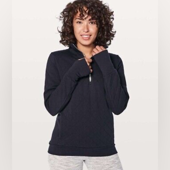 Lululemon warm primaloft 1/2 zip sweater - Picture 1 of 3